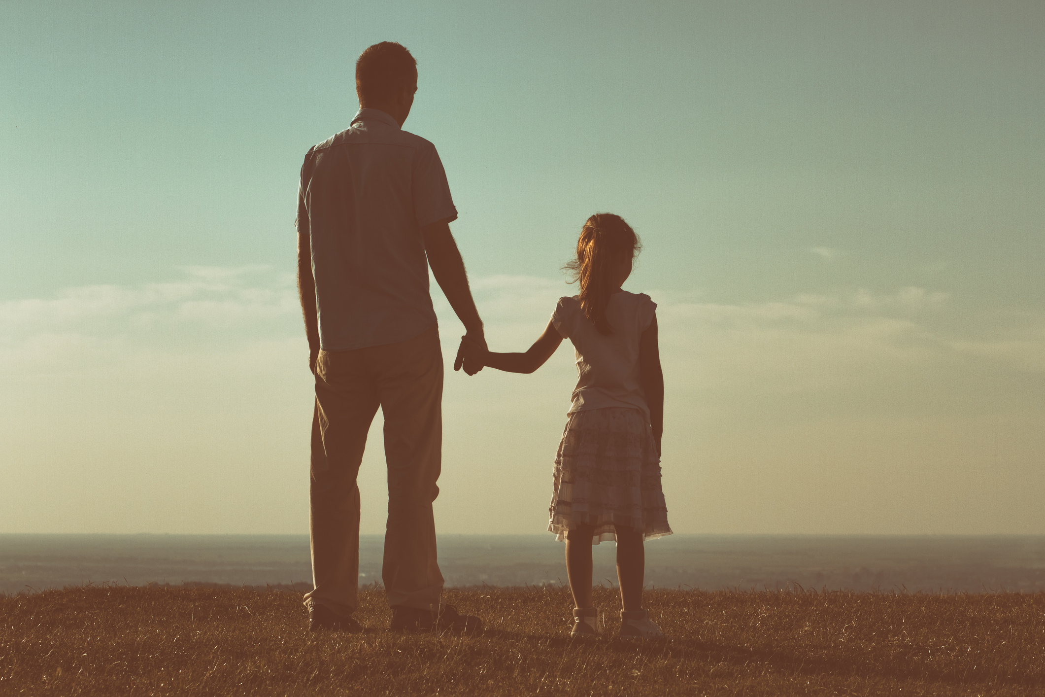 Dad and daughter