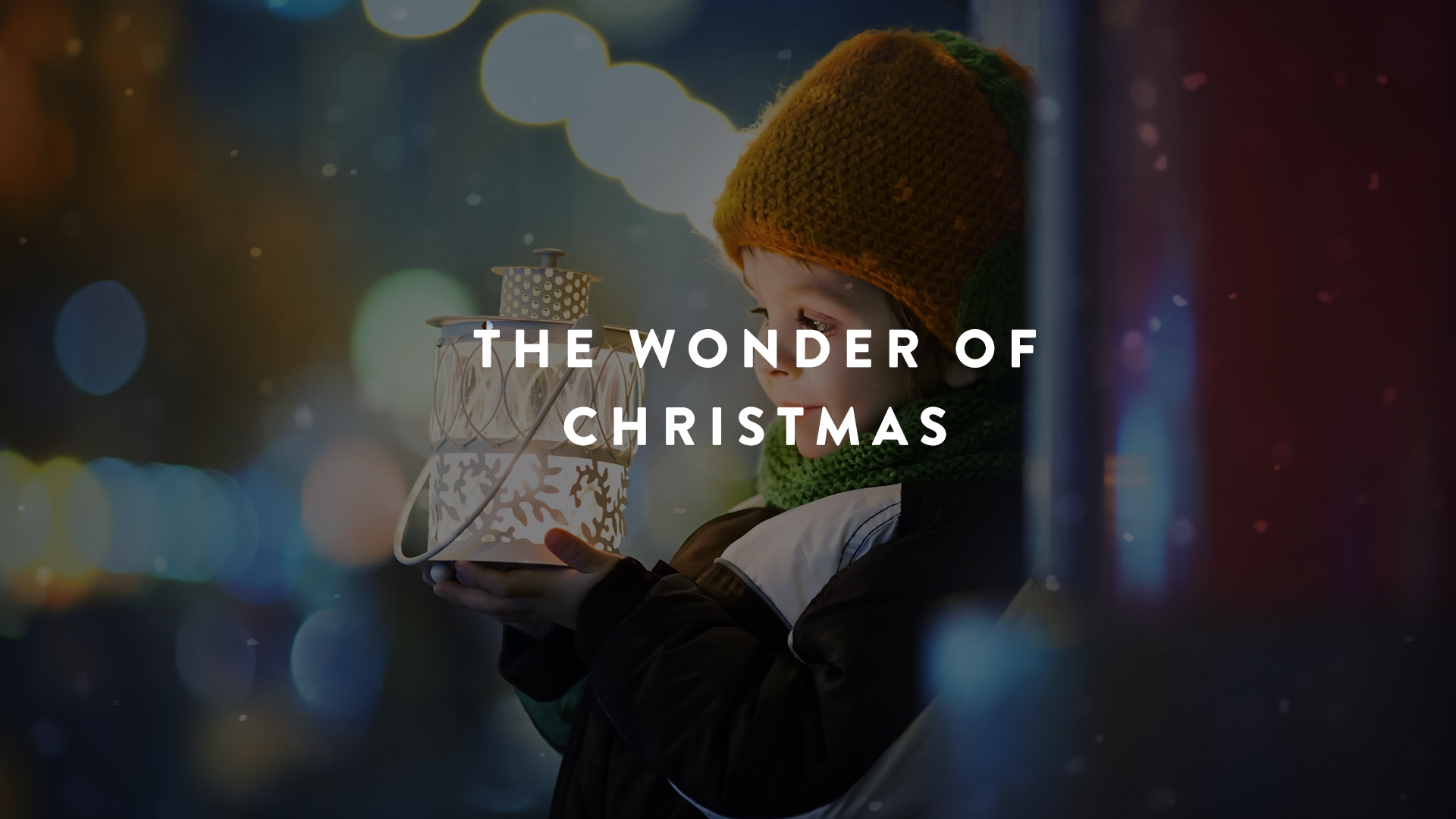 The wonder of Christmas - setting the stage for preschoolers