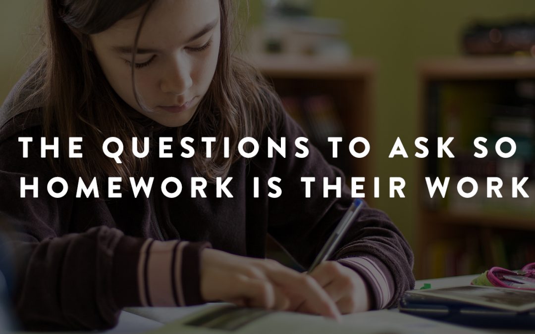 The Questions To Ask So Homework Is Their Work